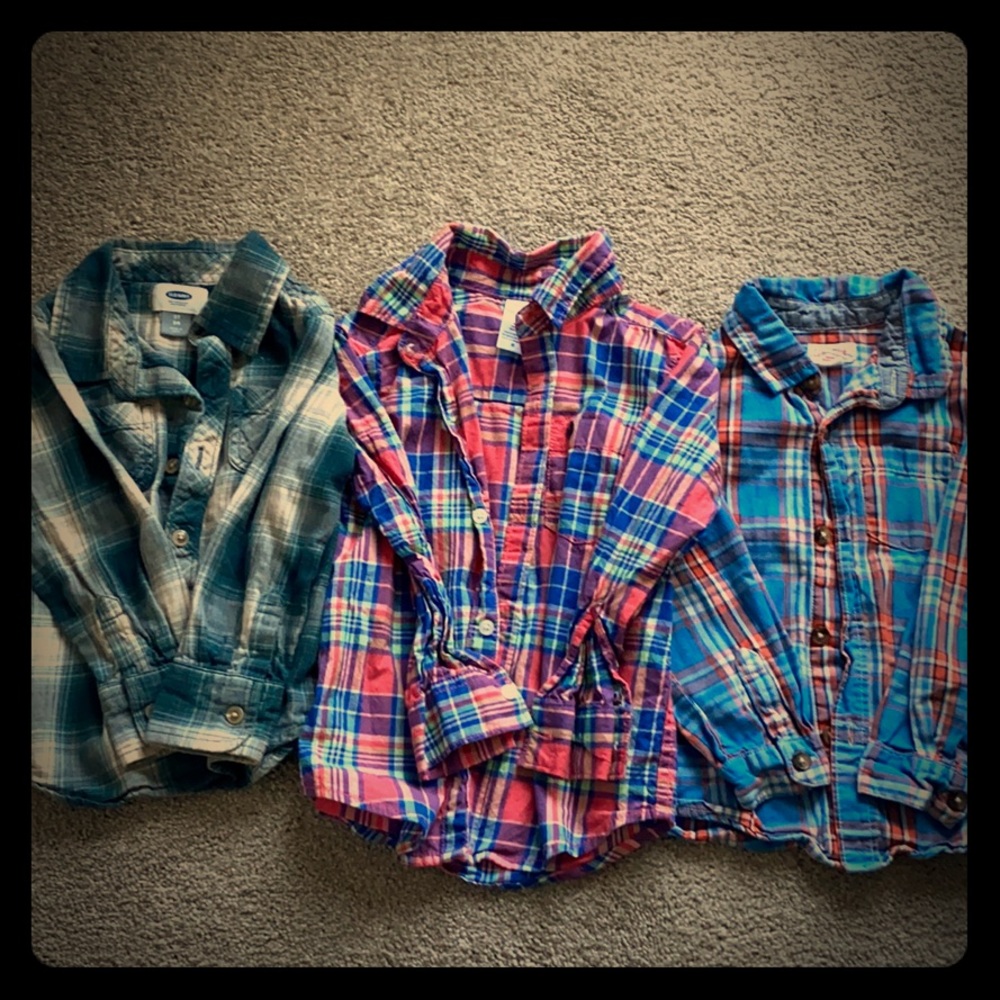 Lot of boys button downs (ON, Carter’s, cat&jack)